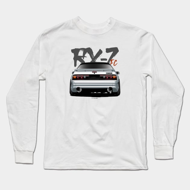 Rx-7 Fc Long Sleeve T-Shirt by LpDesigns_
